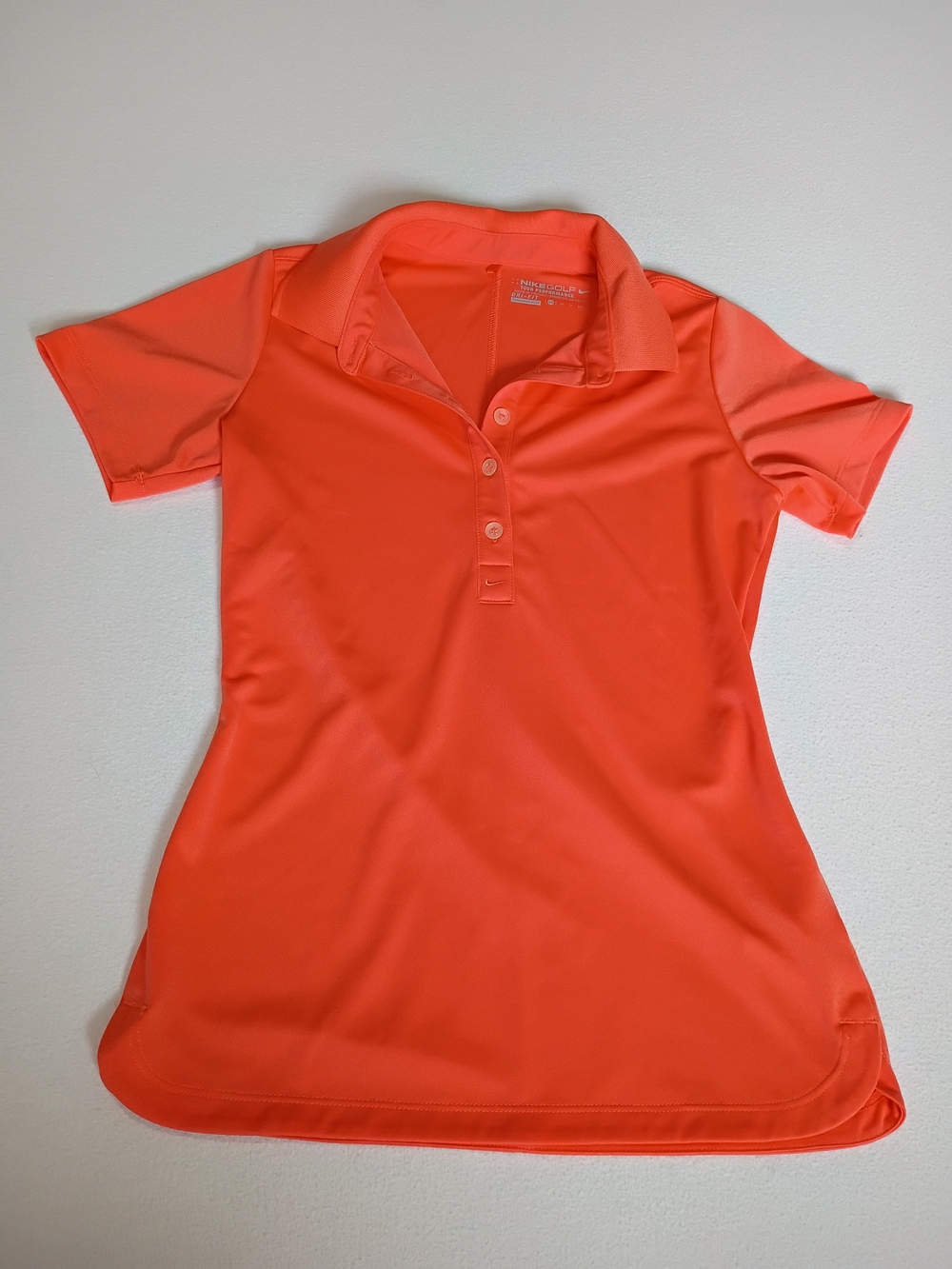 Nike Golf Dri-FIT Tour Performance Polo in Bright Orange Women Size XS
